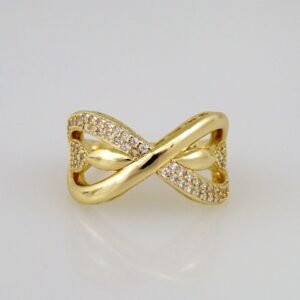 Women Ring/ Anillos Damas/  14K Real Color/  Zircon Stone// R297