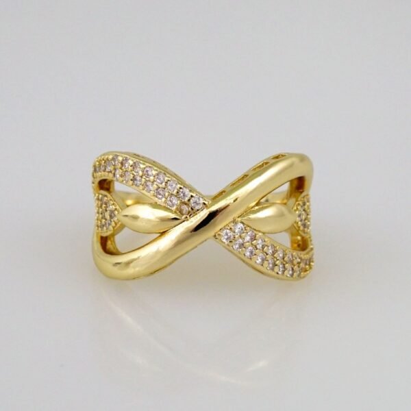Women Ring/ Anillos Damas/  14K Real Color/  Zircon Stone// R297