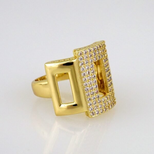 Women Ring/ Anillos Damas/  14K Real Color/ Zircon Stone// R298 - Image 2