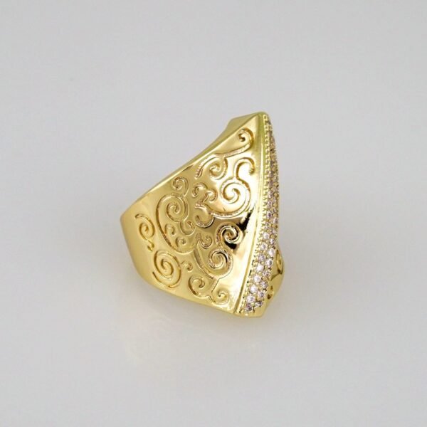 Women Ring/ Anillos Damas/  14K Real Color/  Zircon Stone// R300 - Image 2