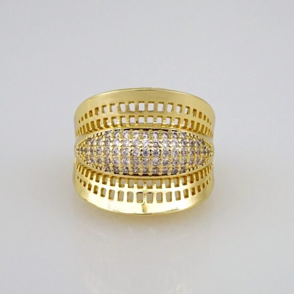 Women Ring/ Anillos Damas/  14K Real Color/  Zircon Stone// R304
