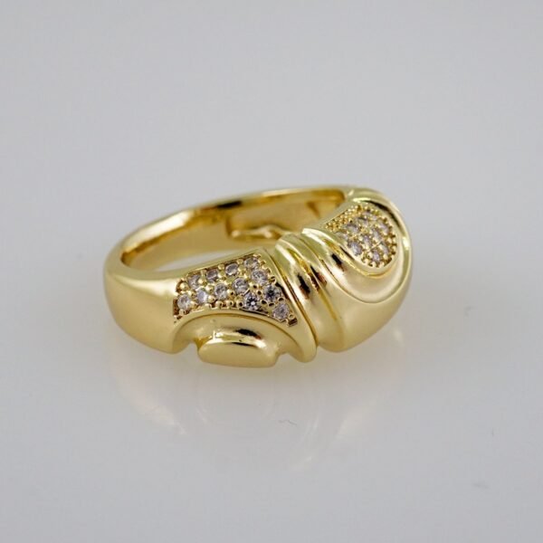Women Ring/ Anillos Damas/  14K Real Color/ Zircon Stone// R307 - Image 2
