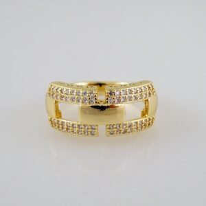 Women Ring/ Anillos Damas/  14K Real Color/  Zircon Stone// R309