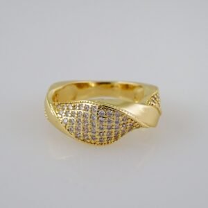 Women Ring/ Anillos Damas/  14K Real Color/ Zircon Stone// R310