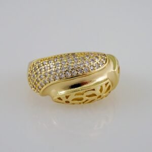 Women Ring/ Anillos Damas/  14K Real Color/  Zircon Stone// R311