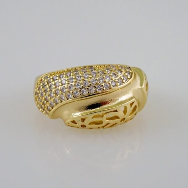 Women Ring/ Anillos Damas/  14K Real Color/  Zircon Stone// R311