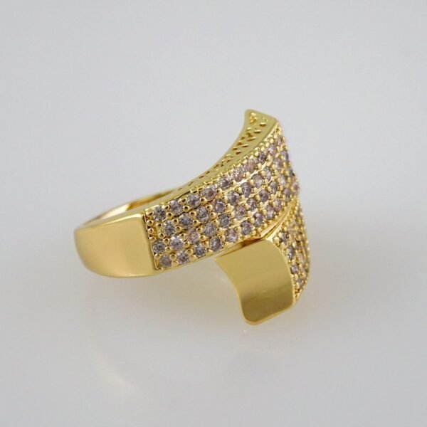 Women Ring/ Anillos Damas/  14K Real Color/  Zircon Stone// R312 - Image 2