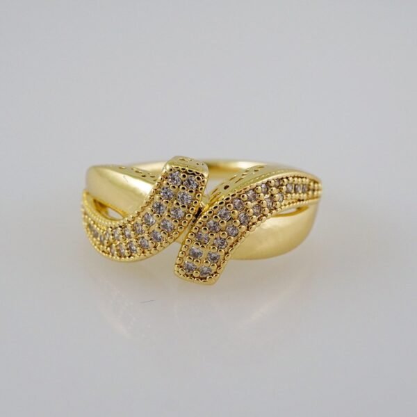 Women Ring/ Anillos Damas/  14K Real Color/  Zircon Stone// R313