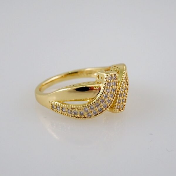 Women Ring/ Anillos Damas/  14K Real Color/  Zircon Stone// R313 - Image 2