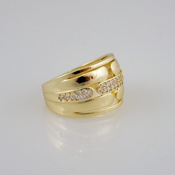 Women Ring/ Anillos Damas/  14K Real Color/  Zircon Stone// R315 - Image 2