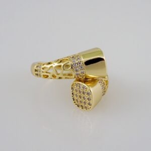 Women Ring/ Anillos Damas/  14K Real Color/  Zircon Stone// R317