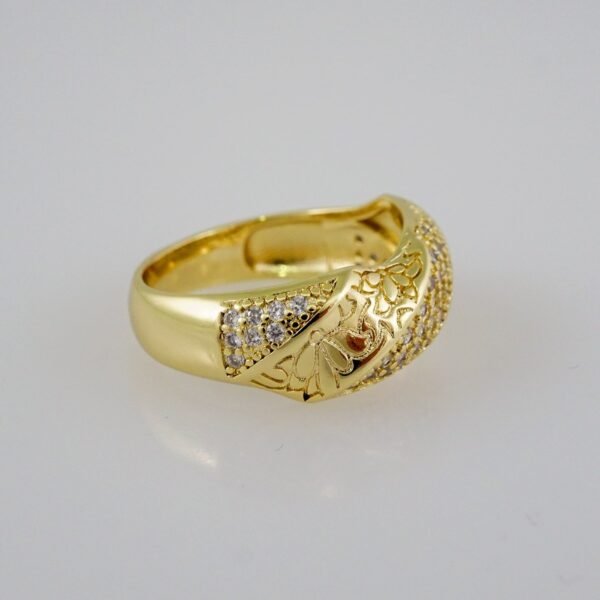 Women Ring/ Anillos Damas/  14K Real Color/  Zircon Stone// R318 - Image 2