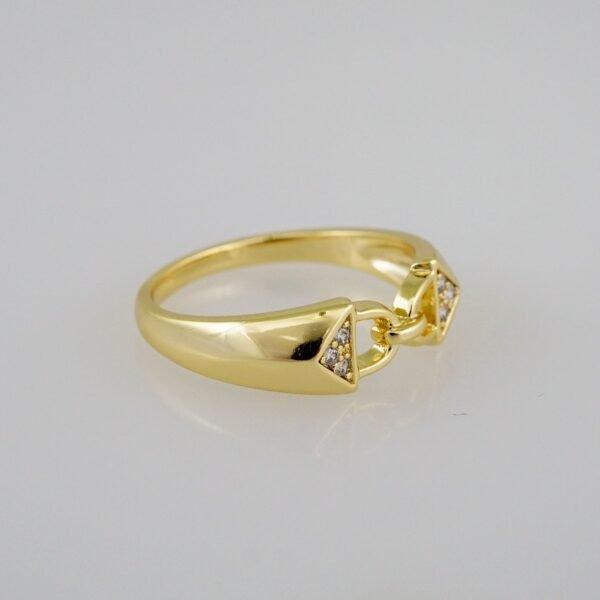 Women Ring/ Anillos Damas/  14K Real Color/  Zircon Stone// R321 - Image 2