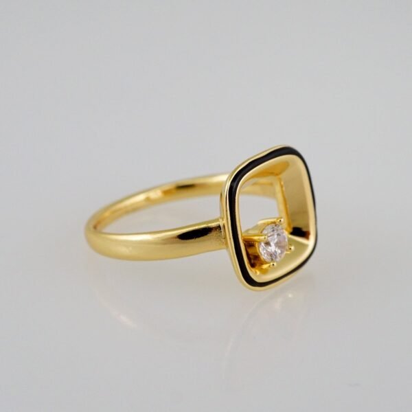 Women Ring/ Anillos Damas/  14K Real Color/  Zircon Stone// R322 - Image 2