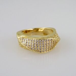 Women Ring/ Anillos Damas/  14K Real Color/  Zircon Stone// R324