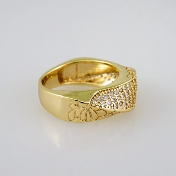 Women Ring/ Anillos Damas/  14K Real Color/  Zircon Stone// R324 - Image 2