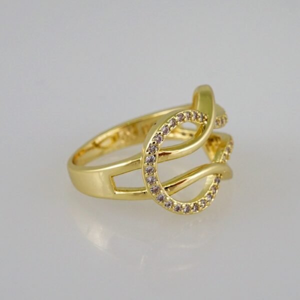 Women Ring/ Anillos Damas/  14K Real Color/  Zircon Stone// R325 - Image 2