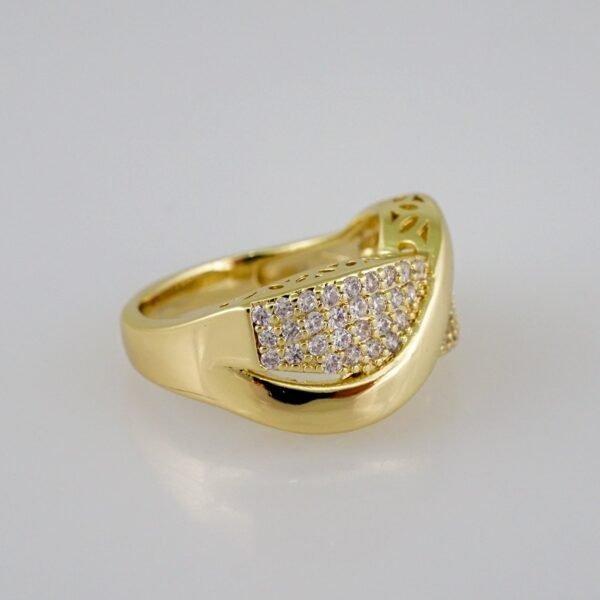 Women Ring/ Anillos Damas/  14K Real Color/ Zircon Stone// R327 - Image 2