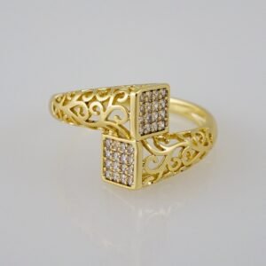 Women Ring/ Anillos Damas/  14K Real Color/  Zircon Stone// R333