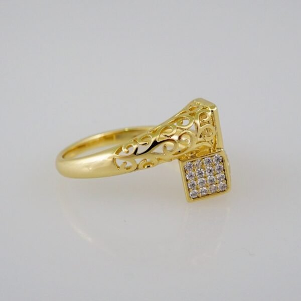 Women Ring/ Anillos Damas/  14K Real Color/  Zircon Stone// R333 - Image 2