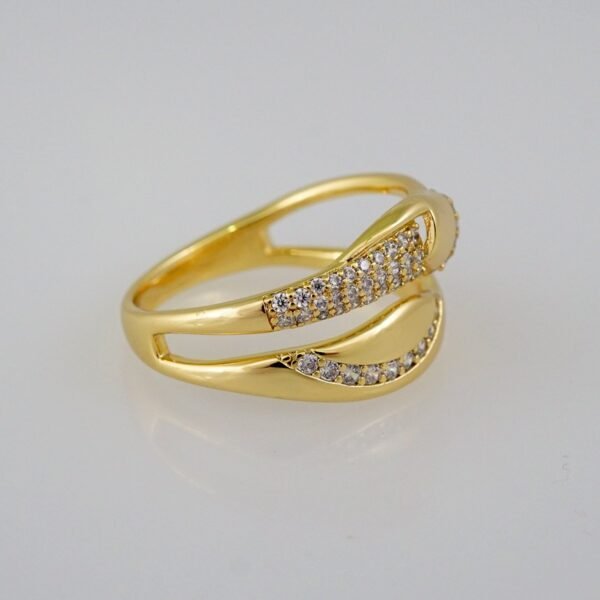 Women Ring/ Anillos Damas/  14K Real Color/  Zircon Stone// R334 - Image 2