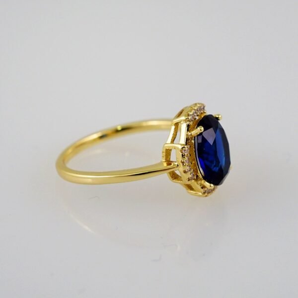 Women Ring/ Anillos Damas/  14K Real Color/  Zircon Stone// R337 - Image 2