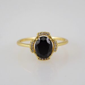 Women Ring/ Anillos Damas/  14K Real Color/  Zircon Stone// R338
