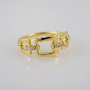 Women Ring/ Anillos Damas/  14K Real Color/  Zircon Stone// R339