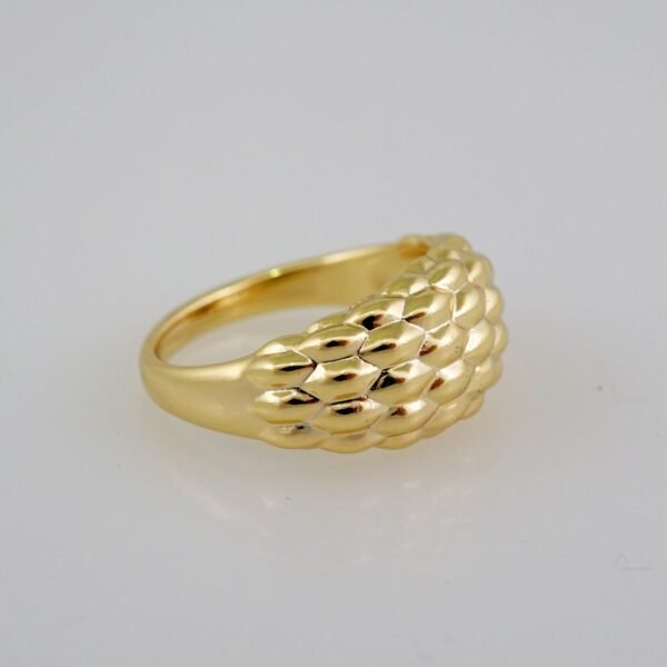 Women Ring/ Anillos Damas/  14K Real Color/ Plain// R340 - Image 2
