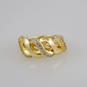 Women Ring/ Anillos Damas/  14K Real Color/  Zircon Stone// R342
