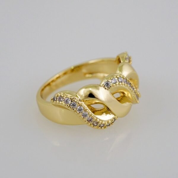 Women Ring/ Anillos Damas/  14K Real Color/  Zircon Stone// R342 - Image 2