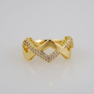 Women Ring/ Anillos Damas/  14K Real Color/  Zircon Stone// R347
