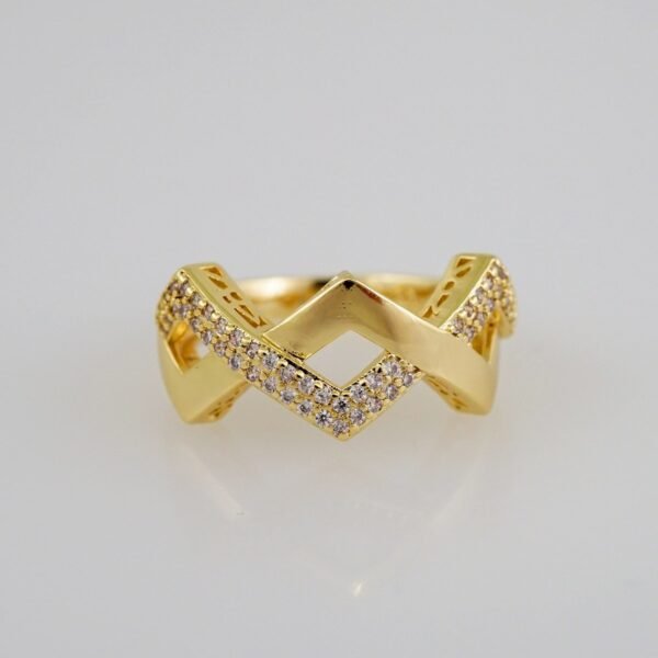 Women Ring/ Anillos Damas/  14K Real Color/  Zircon Stone// R347