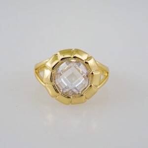 Women Ring/ Anillos Damas/  14K Real Color/  Zircon Stone// R348