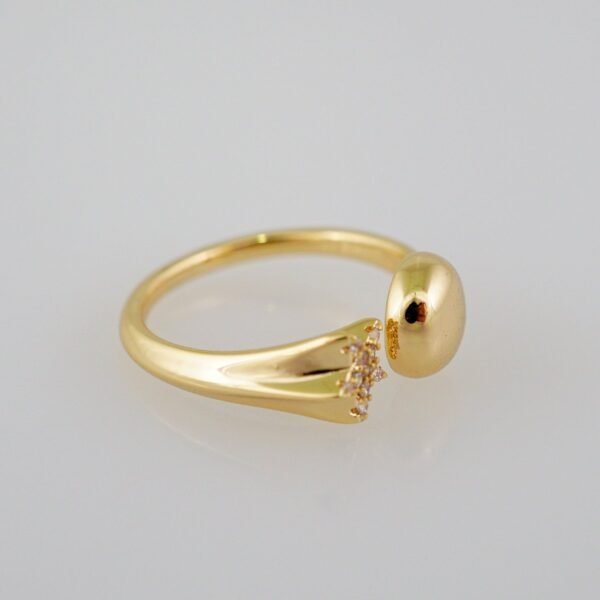 Women Ring/ Anillos Damas/  14K Real Color/  Zircon Stone// R354 - Image 2