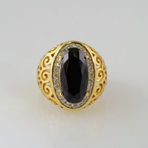 Women Ring/ Anillos Damas/  14K Real Color/  Zircon Stone// R360