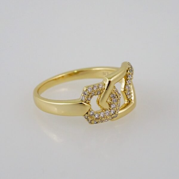 Women Ring/ Anillos Damas/  14K Real Color/  Zircon Stone// R362 - Image 2