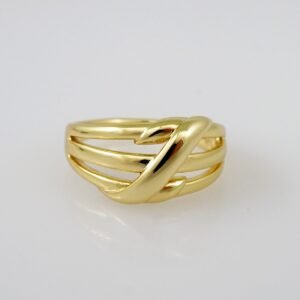Women Ring/ Anillos Damas/  14K Real Color/  Plain// R364
