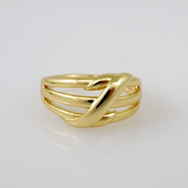 Women Ring/ Anillos Damas/  14K Real Color/  Plain// R364