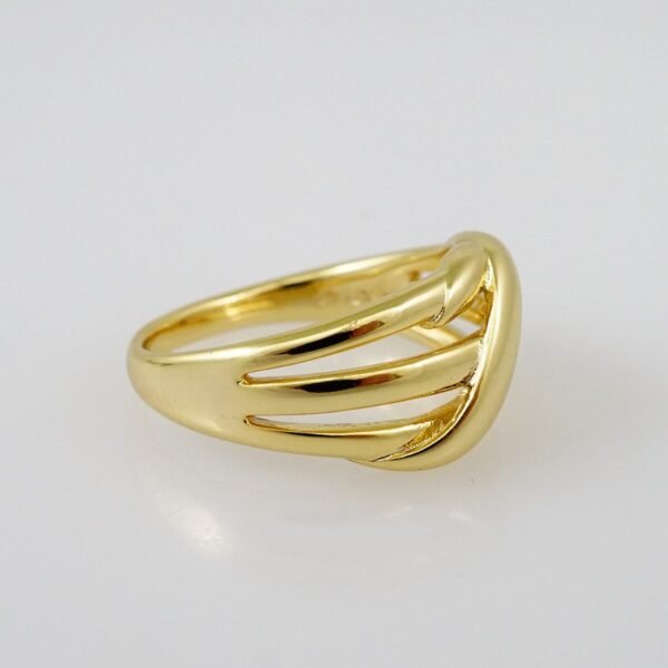 Women Ring/ Anillos Damas/  14K Real Color/  Plain// R364 - Image 2