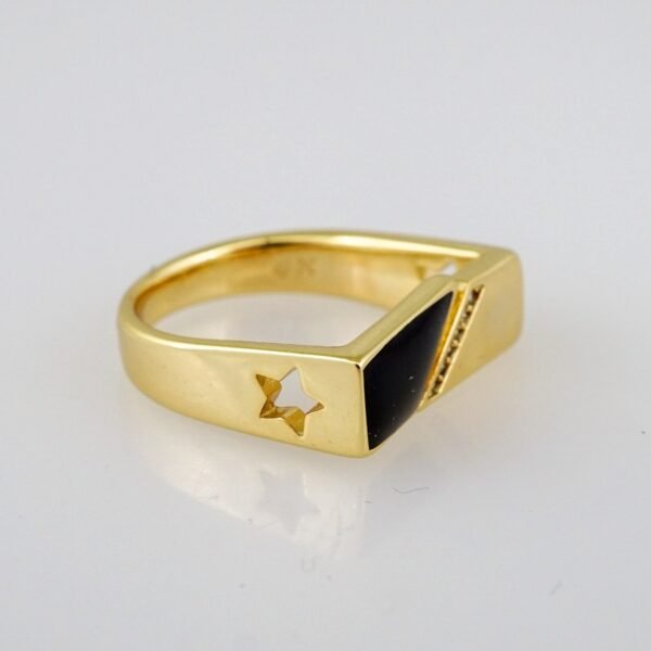 Women Ring/ Anillos Damas/  14K Real Color/  Zircon Stone/  Ajustable// R379 - Image 2