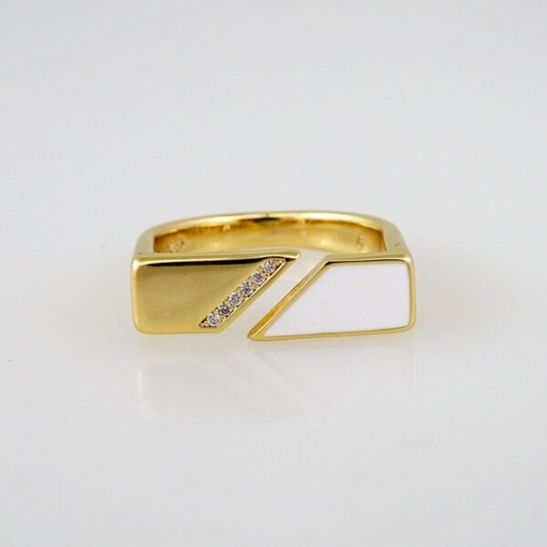 Women Ring/ Anillos Damas/  14K Real Color/  Zircon Stone/  Ajustable// R380