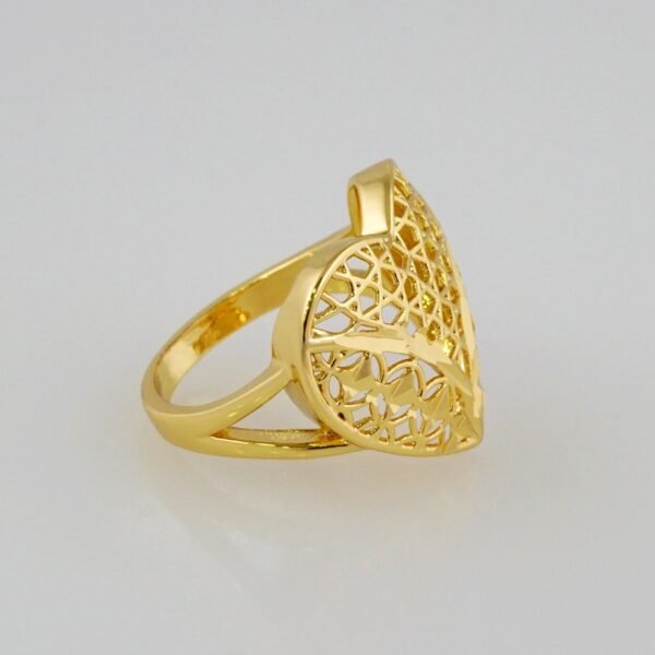Women Ring/ Anillos Damas/  14K Real Color/  Plain// R385 - Image 2