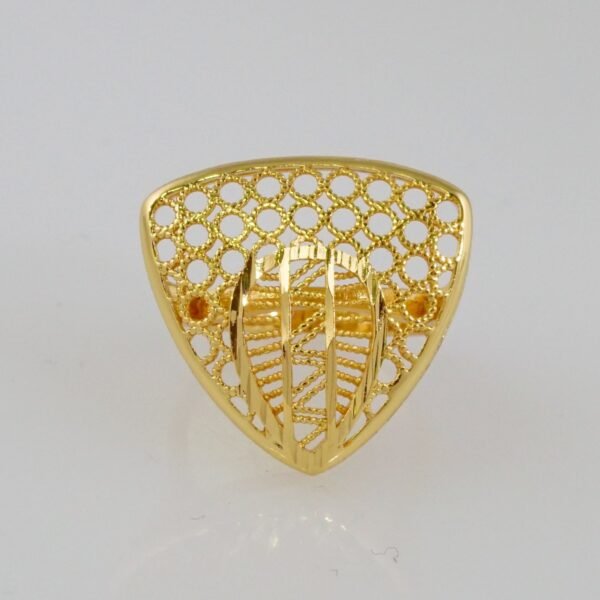 Women Ring/ Anillos Damas/  14K Real Color/  Plain// R388