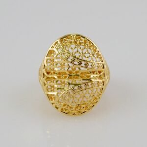 Women Ring/ Anillos Damas/  14K Real Color/  Plain// R389