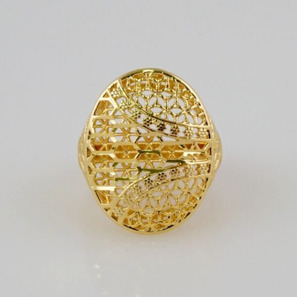 Women Ring/ Anillos Damas/  14K Real Color/  Plain// R389