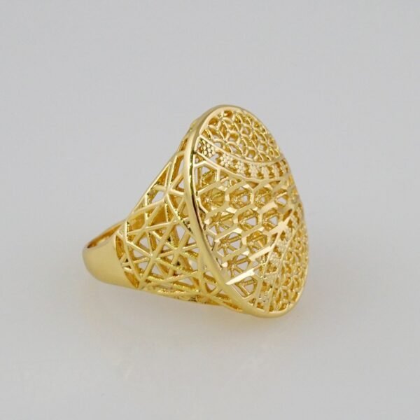 Women Ring/ Anillos Damas/  14K Real Color/  Plain// R389 - Image 2