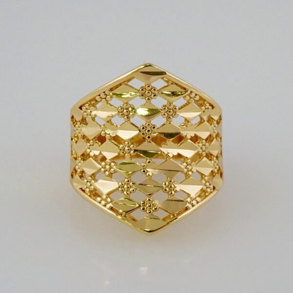 Women Ring/ Anillos Damas/  14K Real Color/  Plain// R391