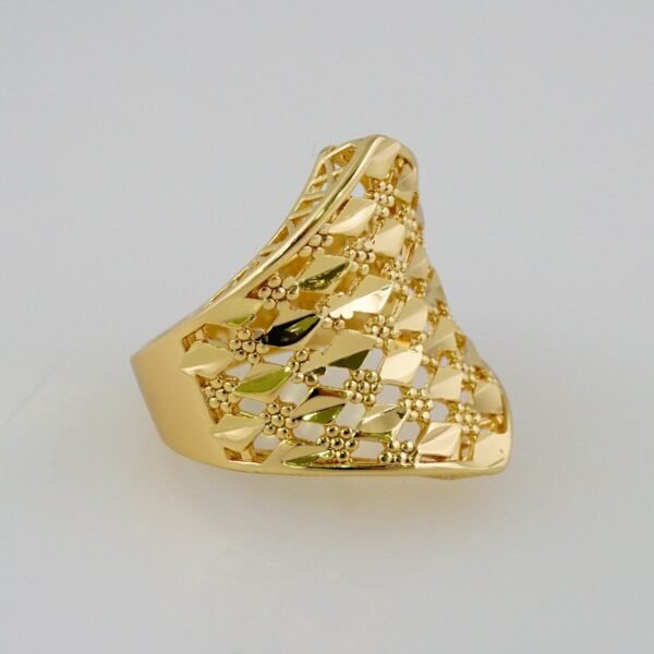 Women Ring/ Anillos Damas/  14K Real Color/  Plain// R391 - Image 2