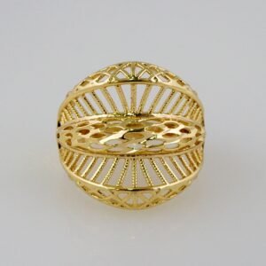 Women Ring/ Anillos Damas/  14K Real Color/  Plain// R394